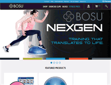 Tablet Screenshot of bosu.com